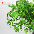 spray de ficus artificial verde personalizado con hojas para la decoración de la pared flora